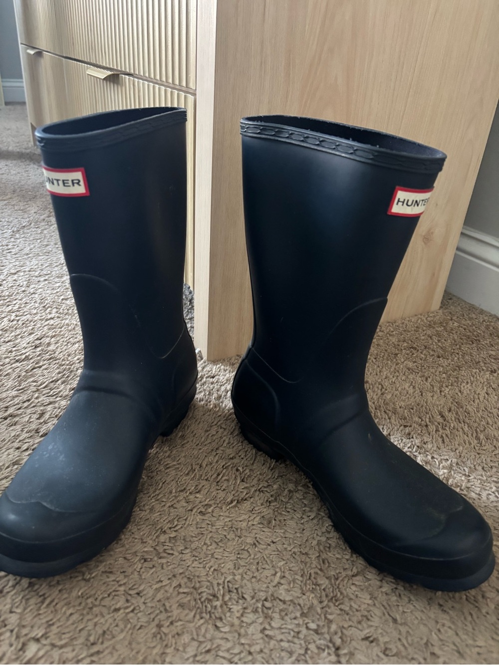 Navy Hunter Boots